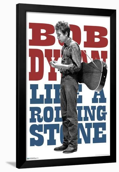 Bob Dylan - Standing-Trends International-Framed Poster