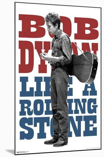 Bob Dylan - Standing-Trends International-Mounted Poster
