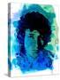 Bob Dylan Watercolor-Nelly Glenn-Stretched Canvas