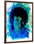 Bob Dylan Watercolor-Nelly Glenn-Framed Art Print