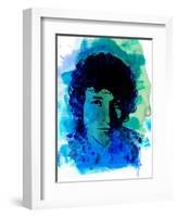 Bob Dylan Watercolor-Nelly Glenn-Framed Art Print