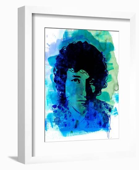 Bob Dylan Watercolor-Nelly Glenn-Framed Art Print