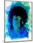 Bob Dylan Watercolor-Nelly Glenn-Mounted Art Print