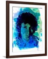 Bob Dylan Watercolor-Nelly Glenn-Framed Art Print