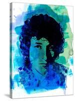 Bob Dylan Watercolor-Nelly Glenn-Stretched Canvas