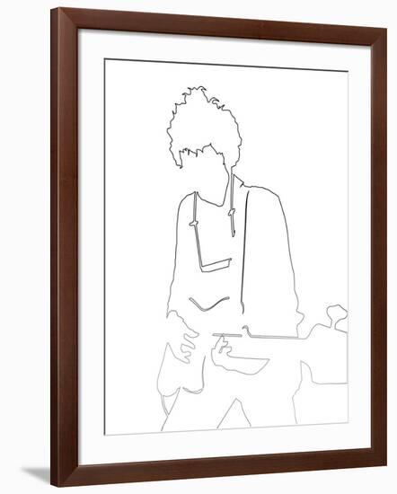 Bob Dylan-Logan Huxley-Framed Art Print