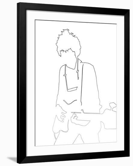 Bob Dylan-Logan Huxley-Framed Art Print