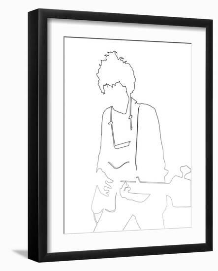 Bob Dylan-Logan Huxley-Framed Art Print