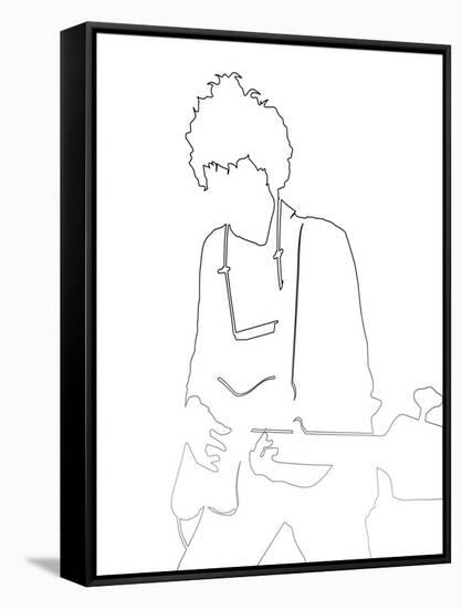 Bob Dylan-Logan Huxley-Framed Stretched Canvas