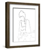 Bob Dylan-Logan Huxley-Framed Art Print