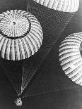 Apollo 17 Parachuting into Pacific-Bob Flora-Framed Stretched Canvas