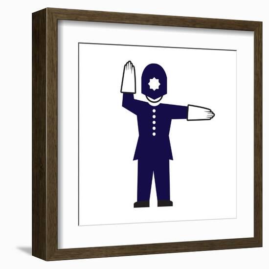 Bob from London-Tosh-Framed Art Print