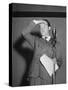 Bob Hope During Show for Soldiers During WWII-null-Stretched Canvas