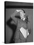 Bob Hope During Show for Soldiers During WWII-null-Stretched Canvas