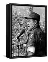 Bob Hope, Entertaining the Troops in Vietnam, ca. Late 1960s-null-Framed Stretched Canvas