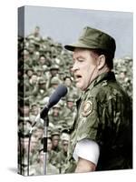 Bob Hope entertains the troops in Vietnam, ca. late 1960s-null-Stretched Canvas