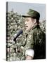 Bob Hope entertains the troops in Vietnam, ca. late 1960s-null-Stretched Canvas