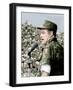 Bob Hope entertains the troops in Vietnam, ca. late 1960s-null-Framed Photo