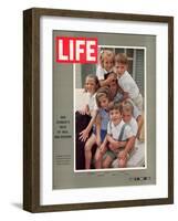 Bob Kennedy's Week of Trial and Decision, July 3, 1964-George Silk-Framed Photographic Print