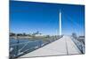 Bob Kerrey Pedestrian Bridge Crossing the Missouri River from Nebraska to Iowa-Michael Runkel-Mounted Photographic Print