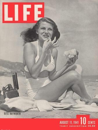 Actress Rita Hayworth, August 11, 1941