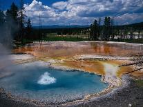 Firehole Spring, Yellowstone National Park, WY-Bob LeRoy-Framed Stretched Canvas