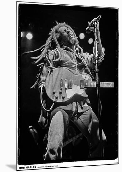 Bob Marley-Brighton 80-null-Mounted Poster