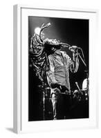 Bob Marley En Concert De Reggae Au Roxy, Los Angeles Le 26 Mai 1976-null-Framed Photo