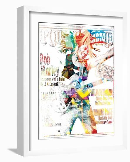 Bob Marley Issue 76 Annimo-null-Framed Art Print