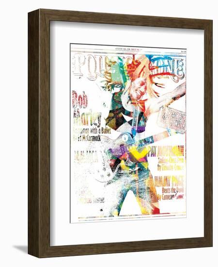 Bob Marley Issue 76 Annimo-null-Framed Art Print