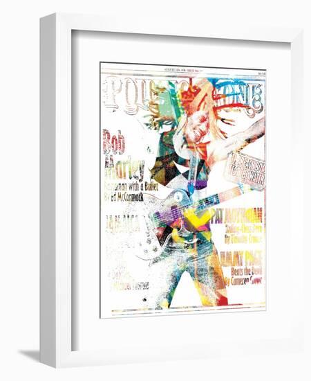 Bob Marley Issue 76 Annimo-null-Framed Art Print