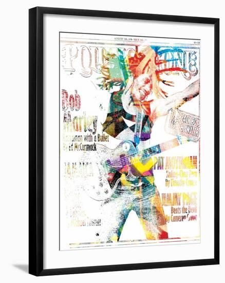 Bob Marley Issue 76 Annimo-null-Framed Art Print