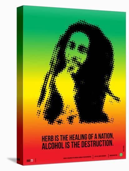 Bob Marley Poster-NaxArt-Stretched Canvas