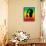 Bob Marley Poster-NaxArt-Framed Stretched Canvas displayed on a wall