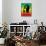 Bob Marley Poster-NaxArt-Framed Stretched Canvas displayed on a wall