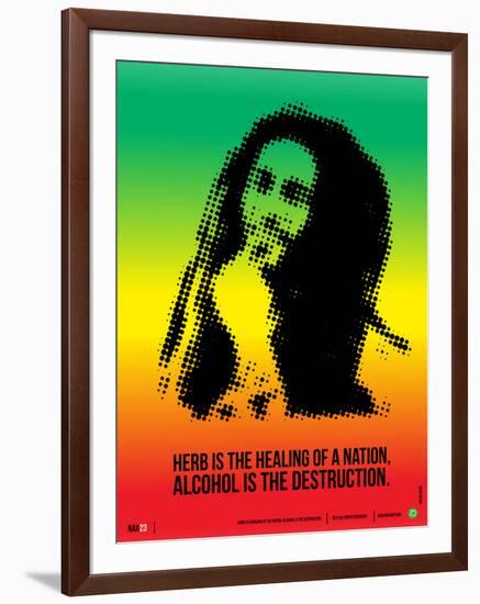 Bob Marley Poster-NaxArt-Framed Premium Giclee Print
