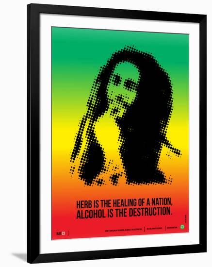 Bob Marley Poster-NaxArt-Framed Premium Giclee Print