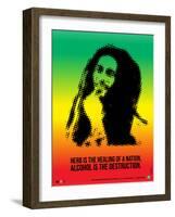 Bob Marley Poster-NaxArt-Framed Art Print