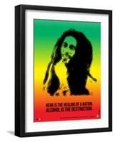 Bob Marley Poster-NaxArt-Framed Art Print