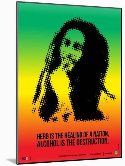 Bob Marley Poster-NaxArt-Mounted Art Print