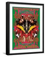 Bob Marley & Stevie Wonder-Dennis Loren-Framed Art Print