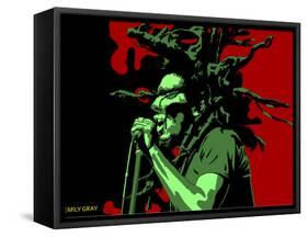 Bob Marley - Stir it Up-Emily Gray-Framed Stretched Canvas