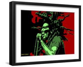 Bob Marley - Stir it Up-Emily Gray-Framed Premium Giclee Print