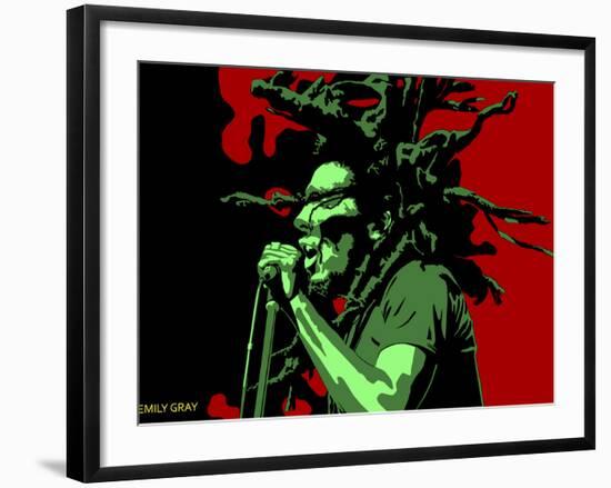 Bob Marley - Stir it Up-Emily Gray-Framed Giclee Print