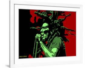 Bob Marley - Stir it Up-Emily Gray-Framed Giclee Print