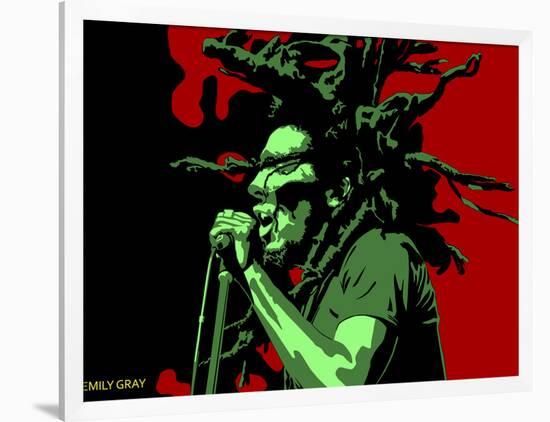 Bob Marley - Stir it Up-Emily Gray-Framed Giclee Print