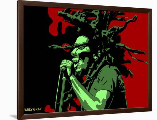 Bob Marley - Stir it Up-Emily Gray-Framed Giclee Print