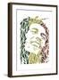 Bob Marley-Cristian Mielu-Framed Art Print