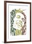 Bob Marley-Cristian Mielu-Framed Art Print