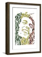 Bob Marley-Cristian Mielu-Framed Art Print